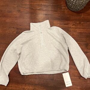 Lululemon brushed softstreme half zip